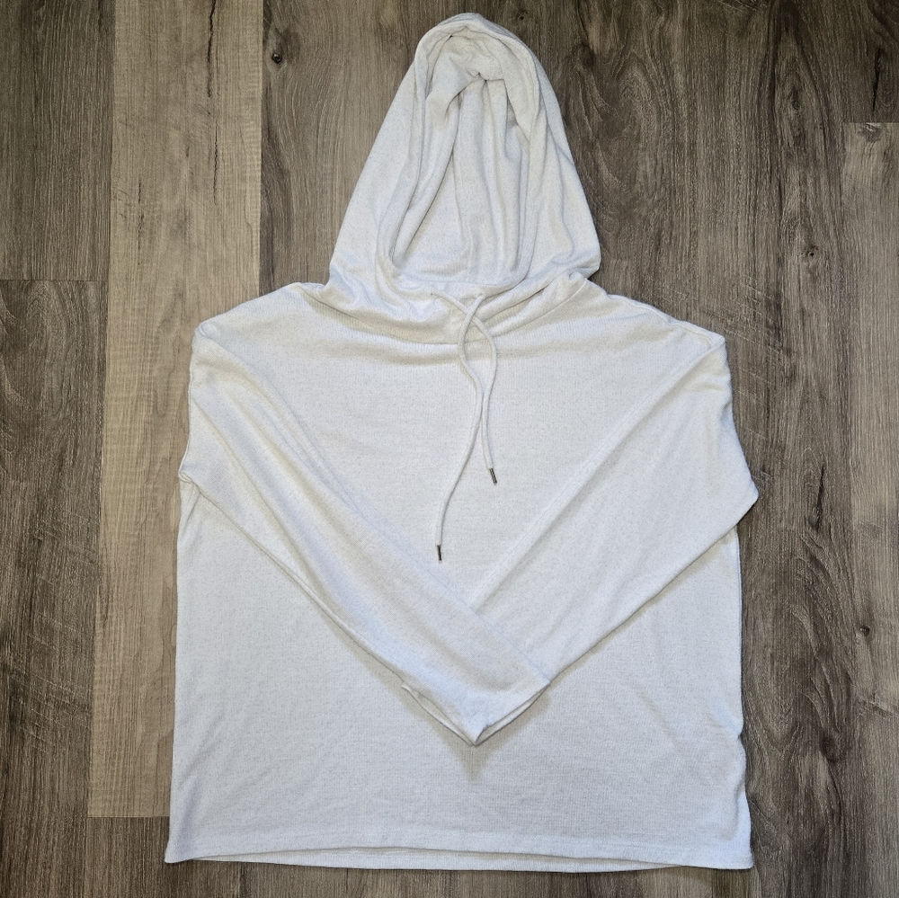 Cozy Workshop Republic‎ White Hoodie Size Small Women’s Lightweight Pullover